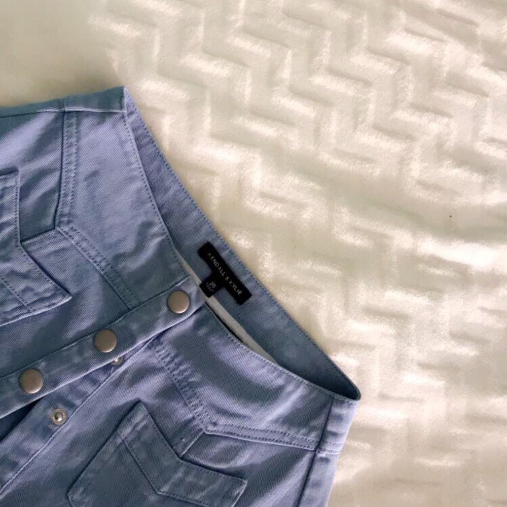 Kendal & Kylie Light Wash Skirt
